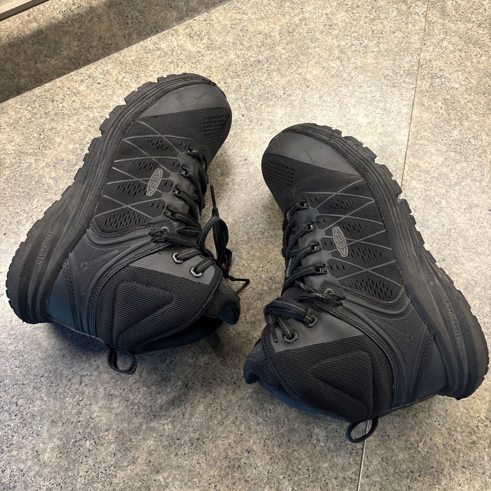 Keen MET MT EH Boots Black Work Boot Men's Size 8.5W ASTM F2413-18 F3445-21 - Picture 7 of 13